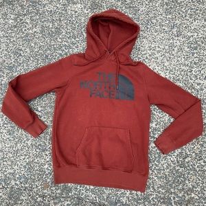The North Face terra cotta hoodie pullover